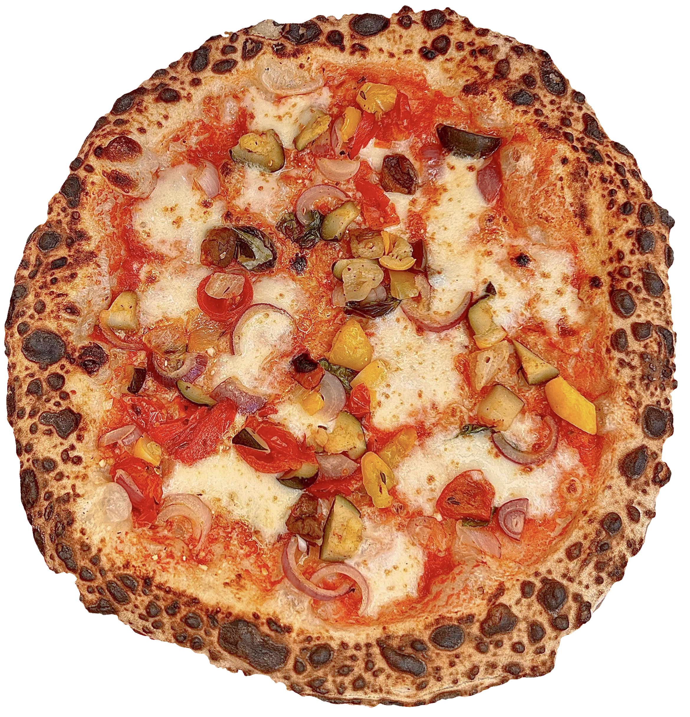 Pizza Verdure Pizza Verdure neapoletanischer Art