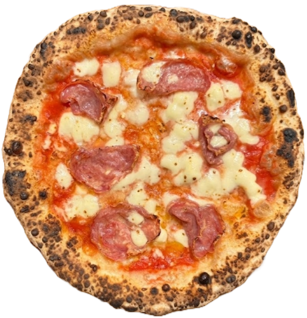 Pizza Salami Pizza Salami neapoletanischer Art
